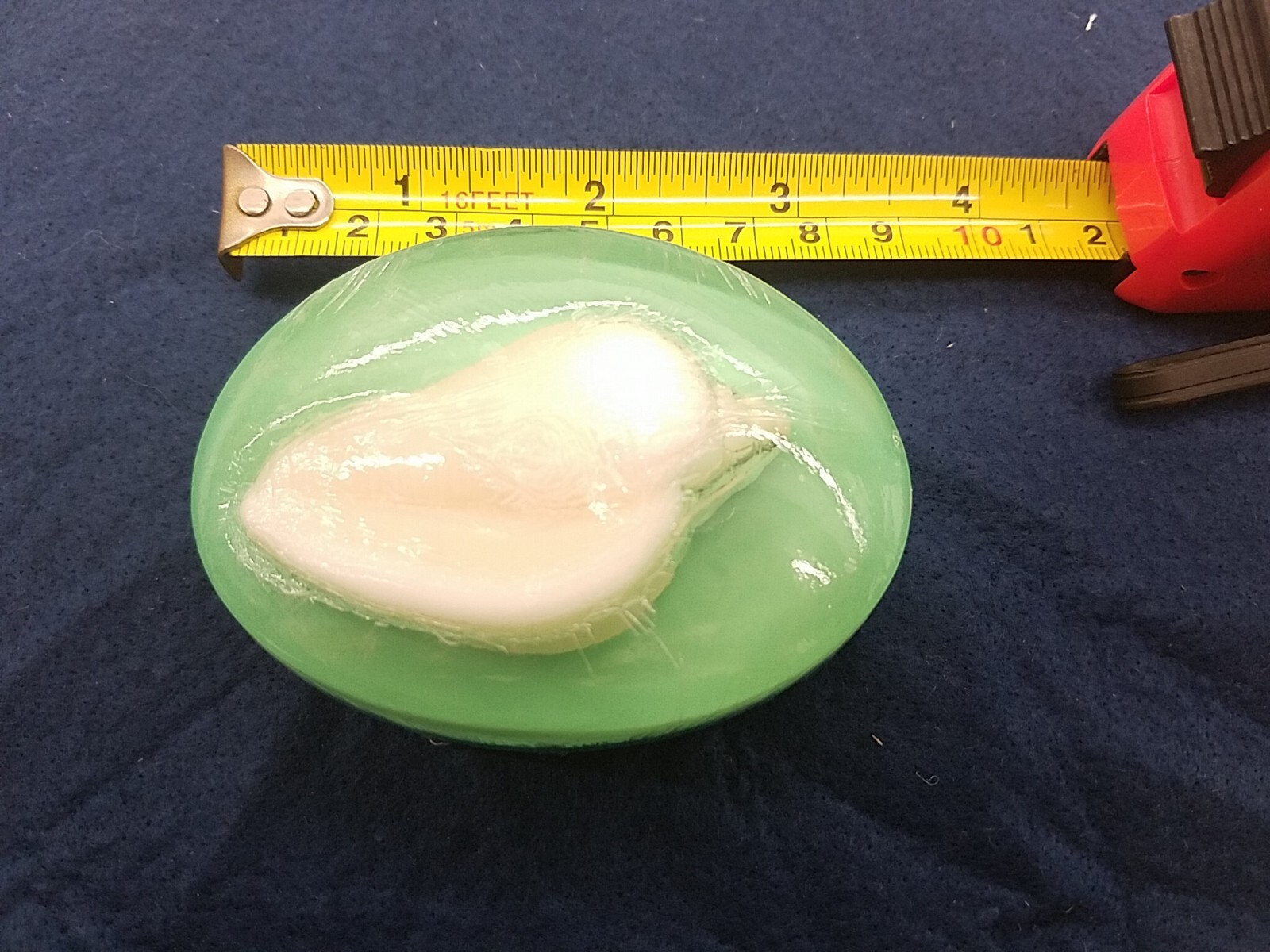 2PC Decorative Dermatologically Tested Taymor Soap Collection Clear Shell Soaps