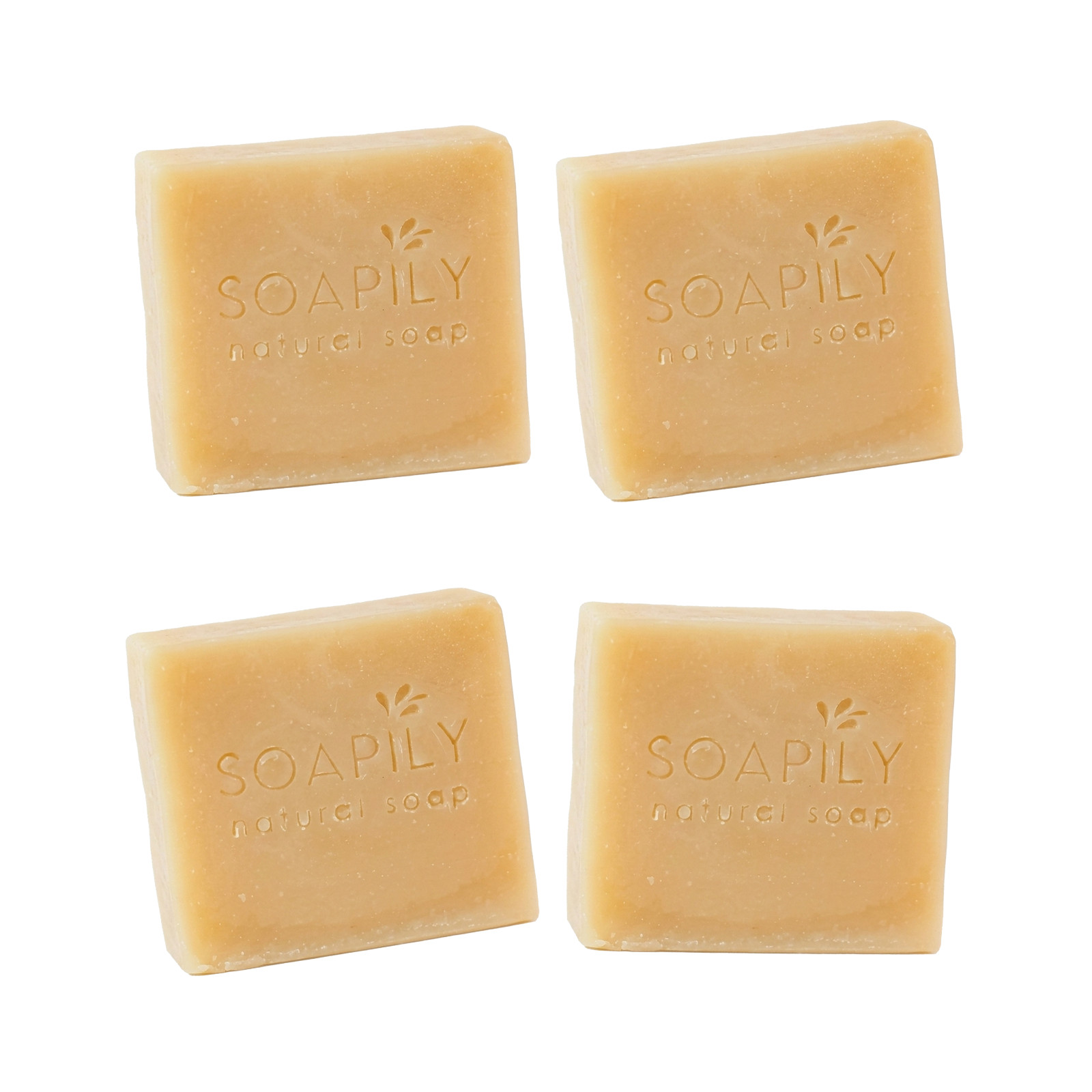 4Pcs SOAPILY Goat Milk & Honey Natural Soap Skin Barrier Brightening Dry Skin
