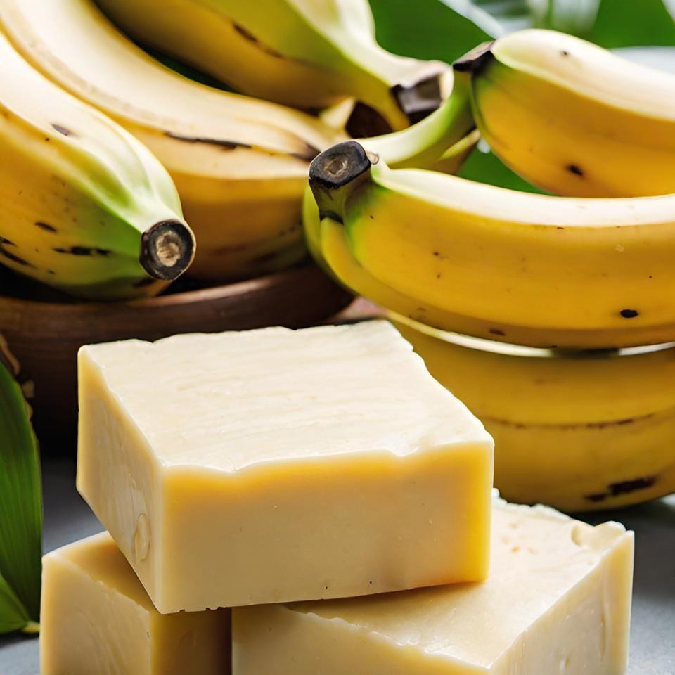 Banana Handmade Organic Soap Bar Natural Oil Wonderful Scent Premium Body