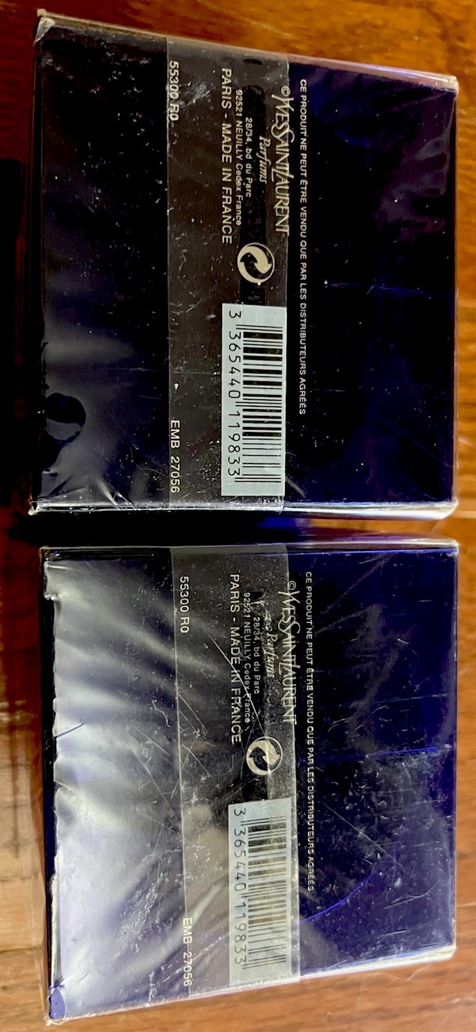 NIB Set of 2 YSL Nu Black Soap Refills 2×5.2 Oz (4total) Still Sealed!!!