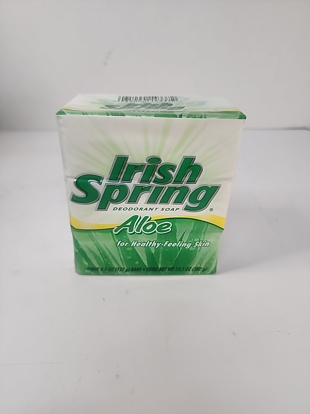 Vintage Irish Spring Aloe Deodorant Soap – 3-Pack 4.5 oz Bars Sealed NOS