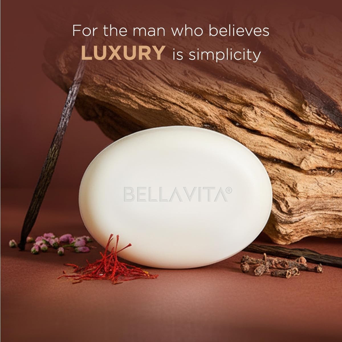 BELLAVITA Perfume Bathing Soap Bar for Men 3 x 100Gm Pure Glycerin Glowing skin
