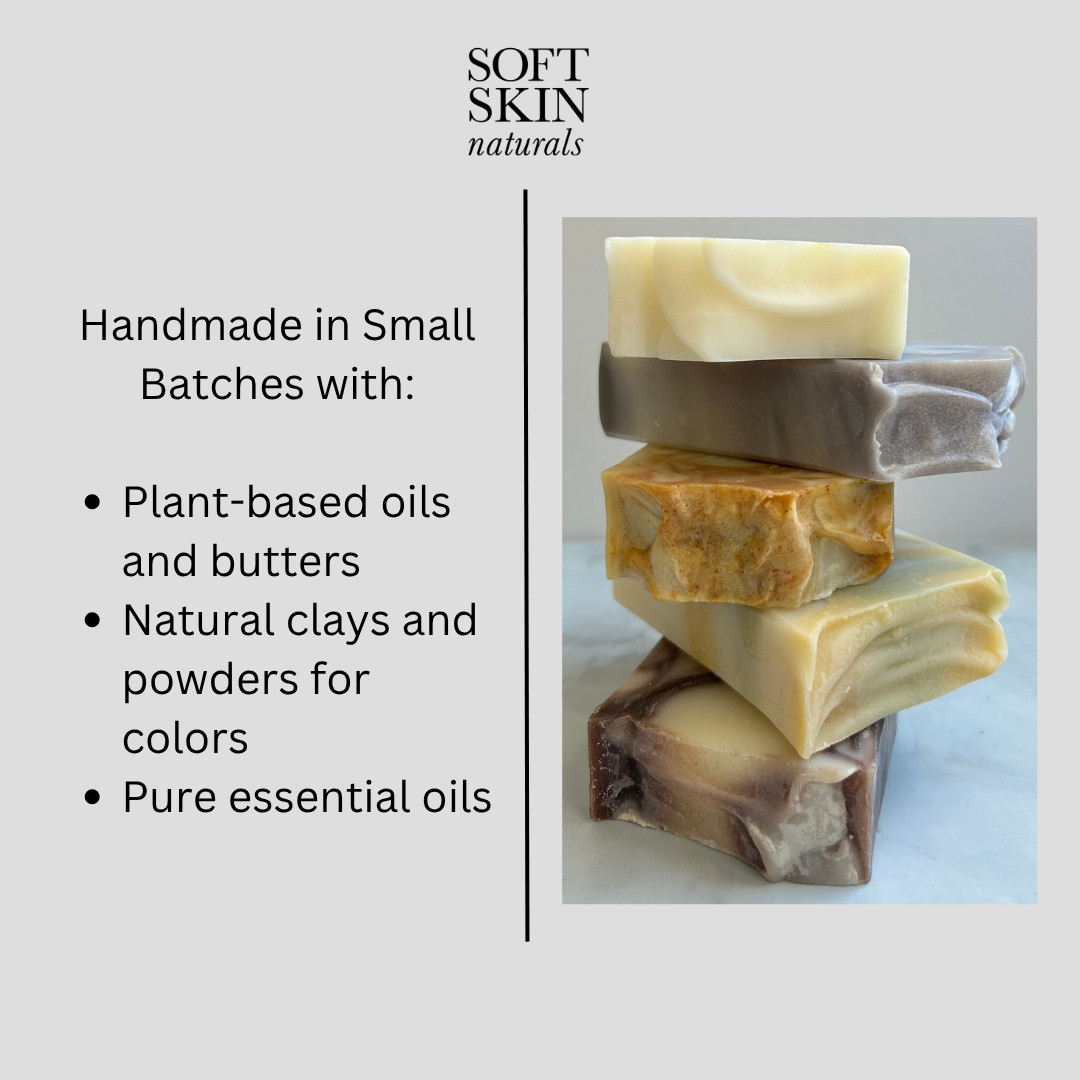 Choose Any 5 Handmade Soap Bars Vegan Natural Cold Process Bundle