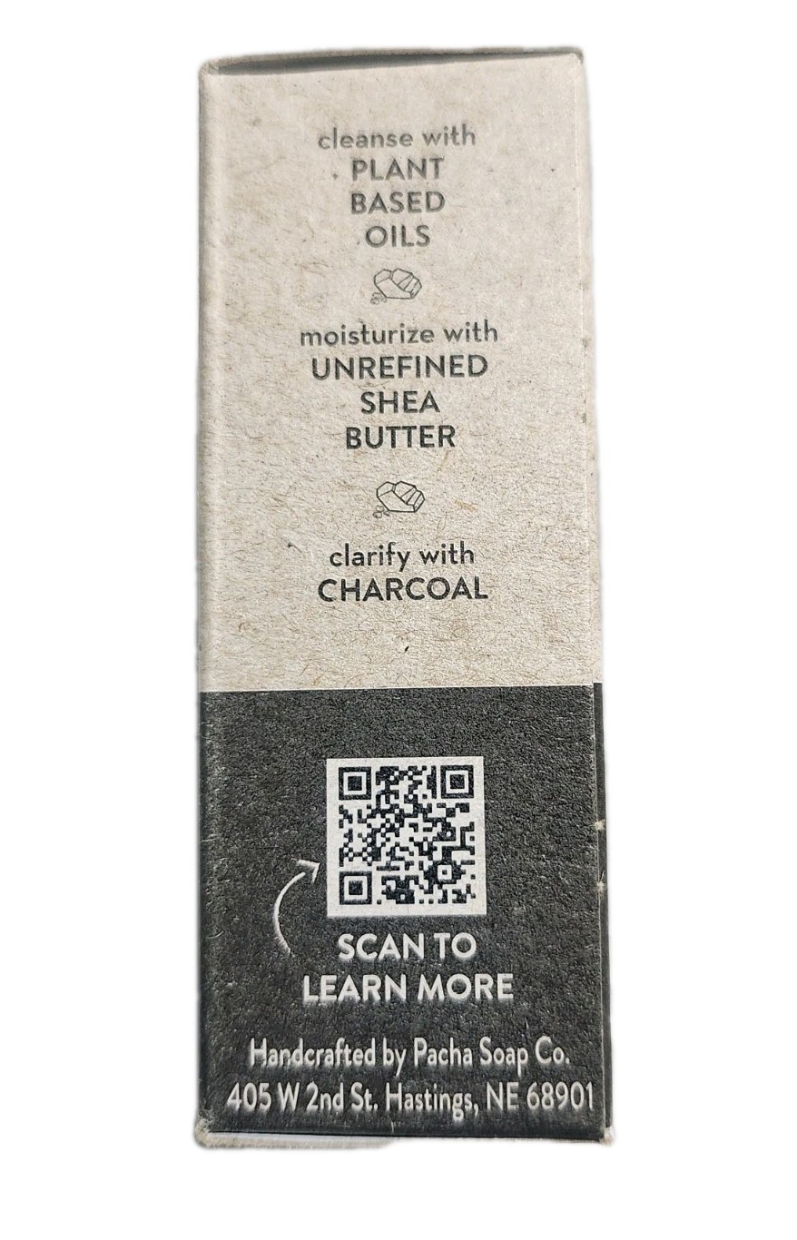 🖤 ⭐ Pacha Soap Co. Clarifying Charcoal Bar Soap Bundle (2 Bars) – Vegan