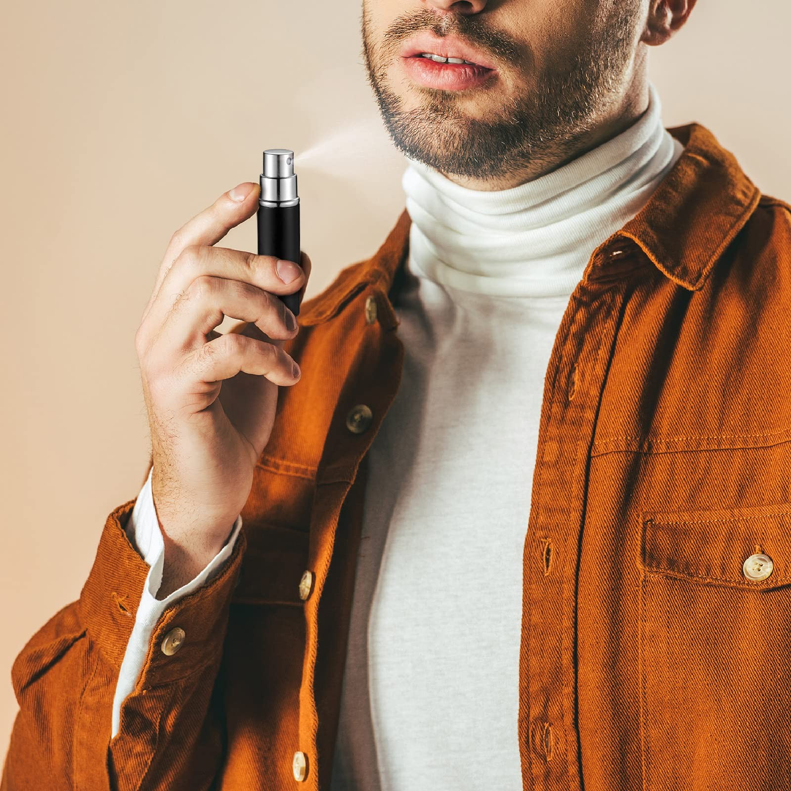 Motiskyy 70x 5ml Refillable Perfume Atomizers Bulk Mini Travel Cologne Sprayers