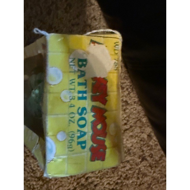 Vintage Mickey Mouse Bath Soap 3.4 oz. 1990s Disney Collectible New in Box