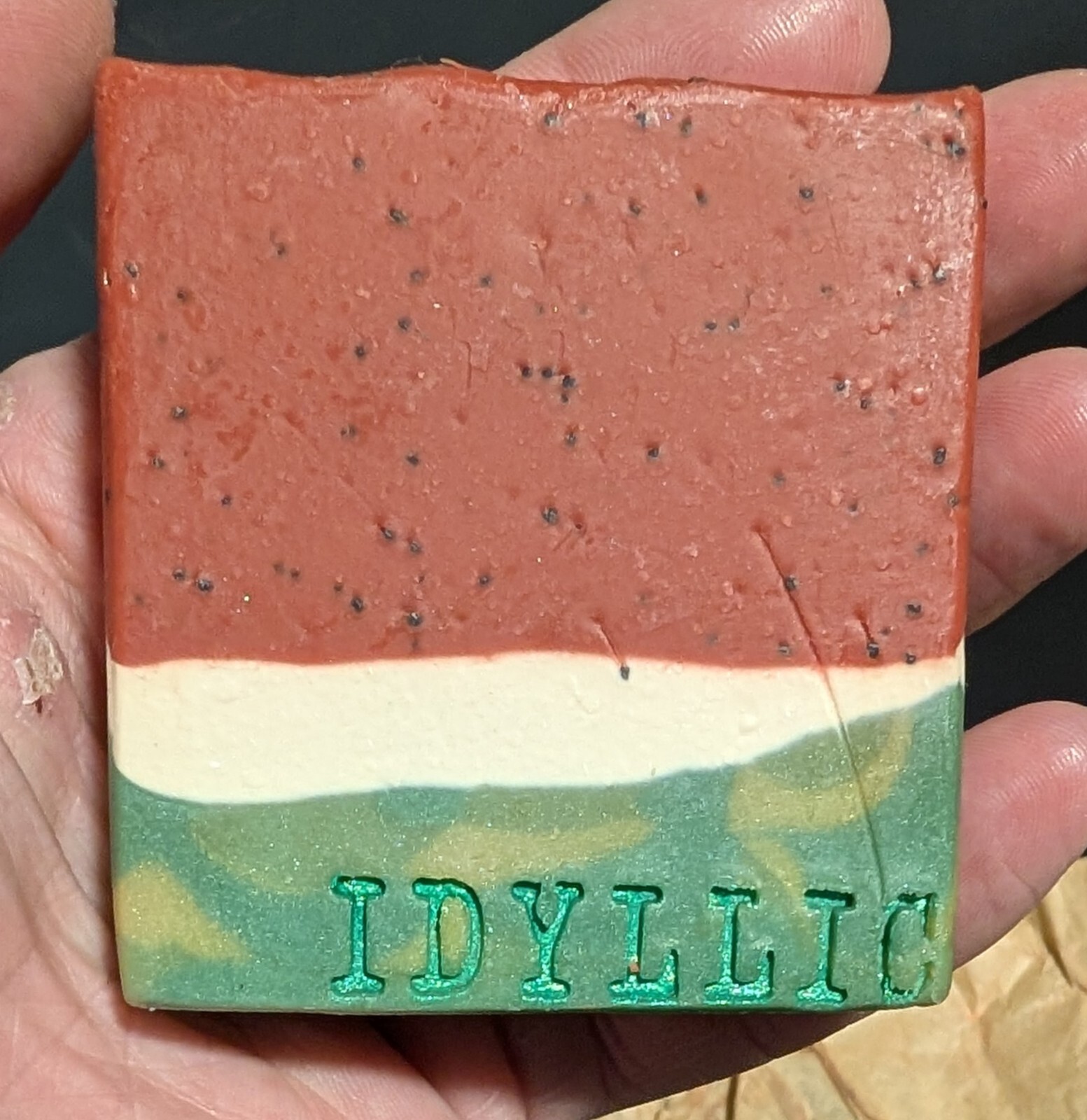 Idyllic Cosmetics Soap – MELONIE SOAP BAR + Free Sample Bar – NEW