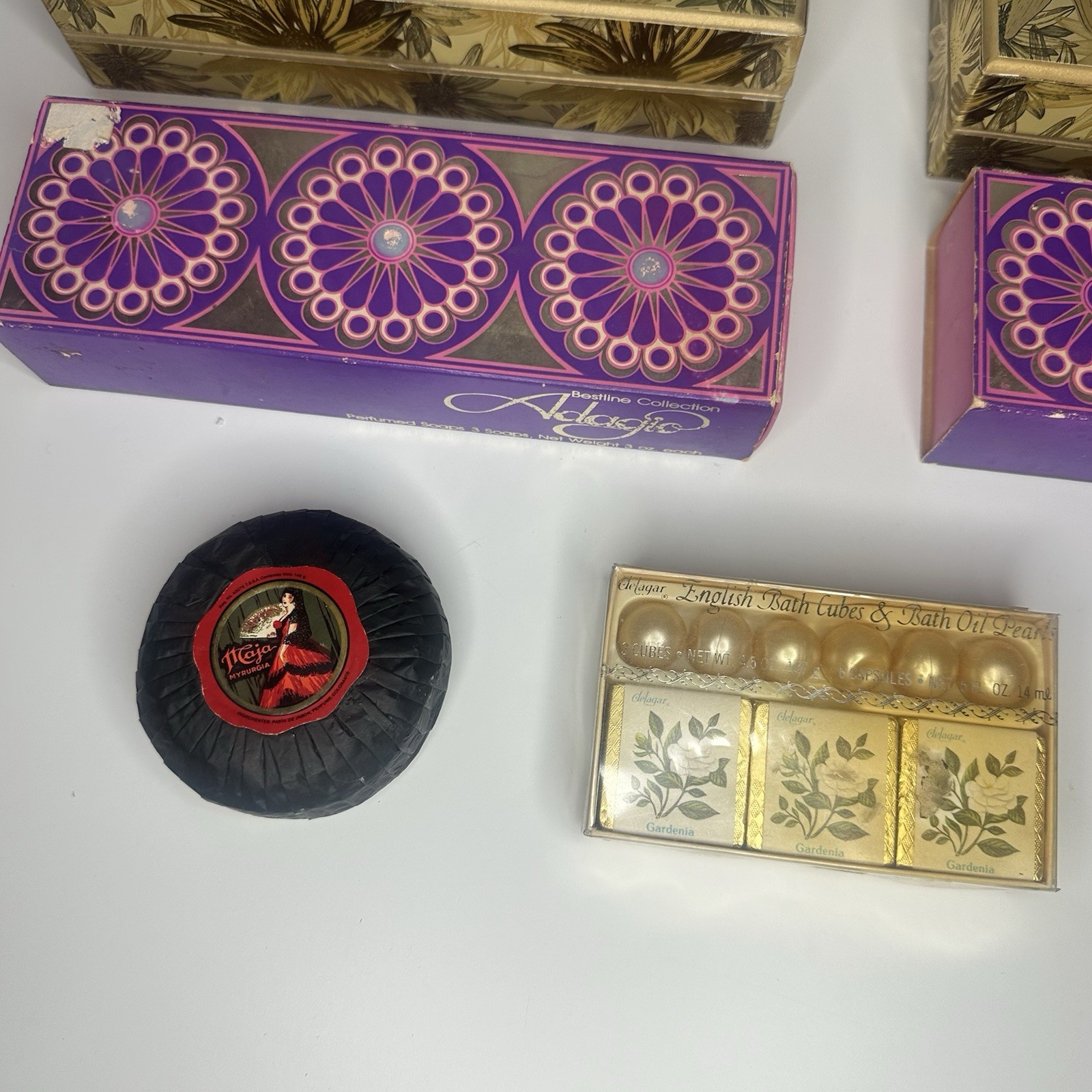 Lot Of New Vintage Soaps (Adagio, Myrurgia, Delagar)