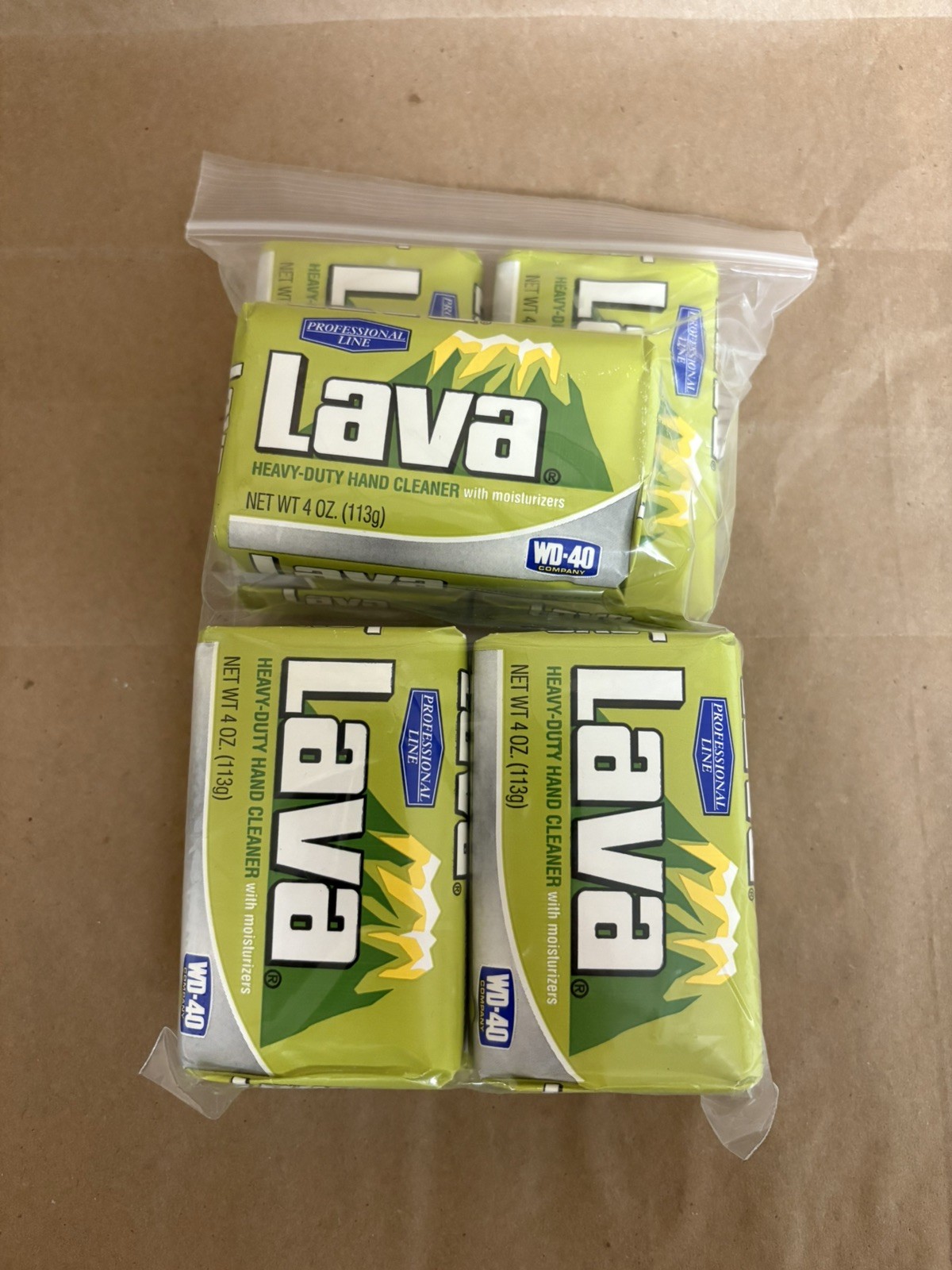 (7 Pack) Lava Heavy Duty Hand Cleaner with Moisturizer 4 oz Bar Soap WD40