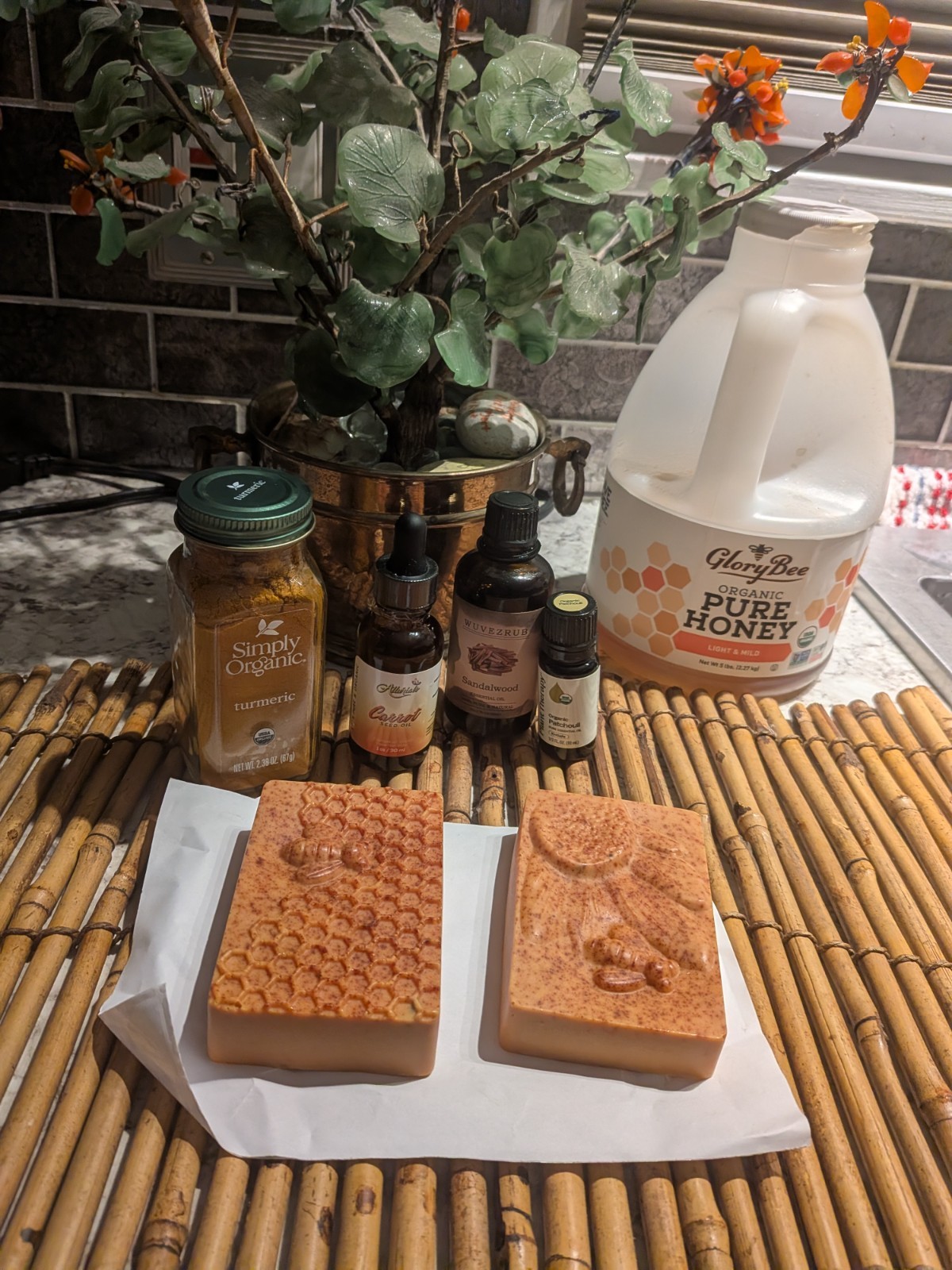 Rooted Radiance Organic Soap Carrot Sandalwood- Patchouli Turmeric