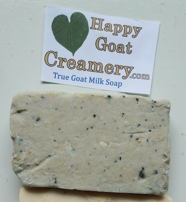 COFFEE CHARCOAL GOAT MILK SOAP HAPPY GOAT CREAMERY UNSCENTED BAR BEST EVER