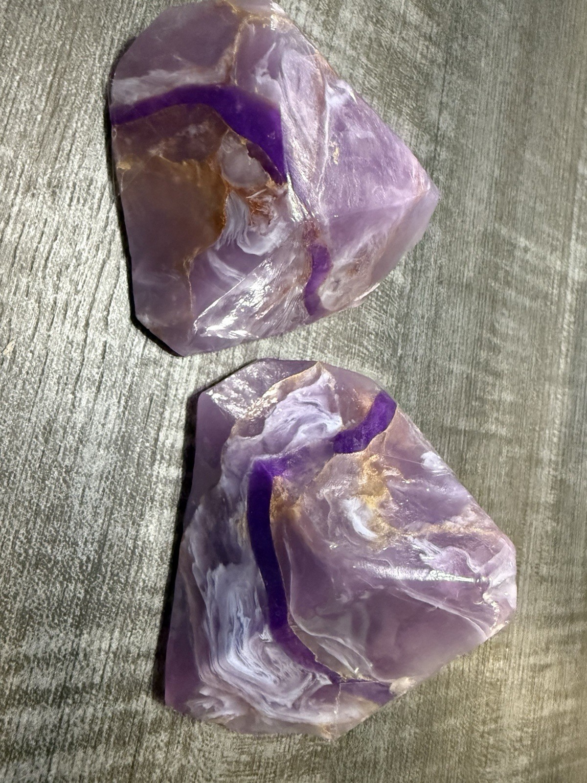 SoapRocks, “Lavender Jade” One 4 Oz Bar, Rosemary Lavender Fragrance.
