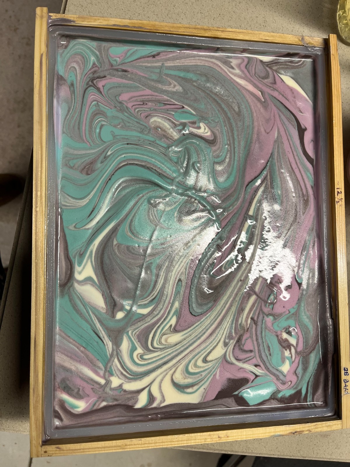 2nds (DISCOUNTED) Handmade Jasmine Coconut Spin Swirl Bar Soap, Great Lather!