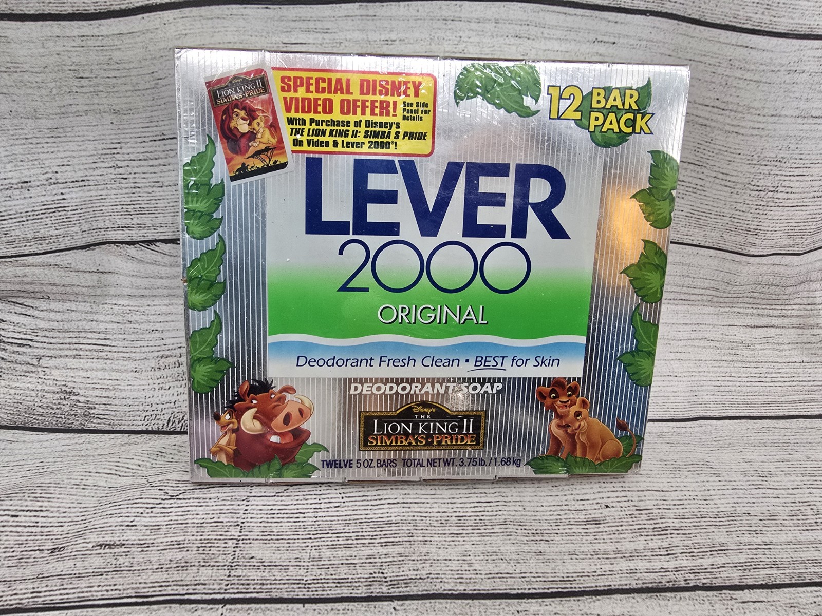 Lever 2000 Original Bar Soap From 1999 W/lion King Promo Twelve Bars