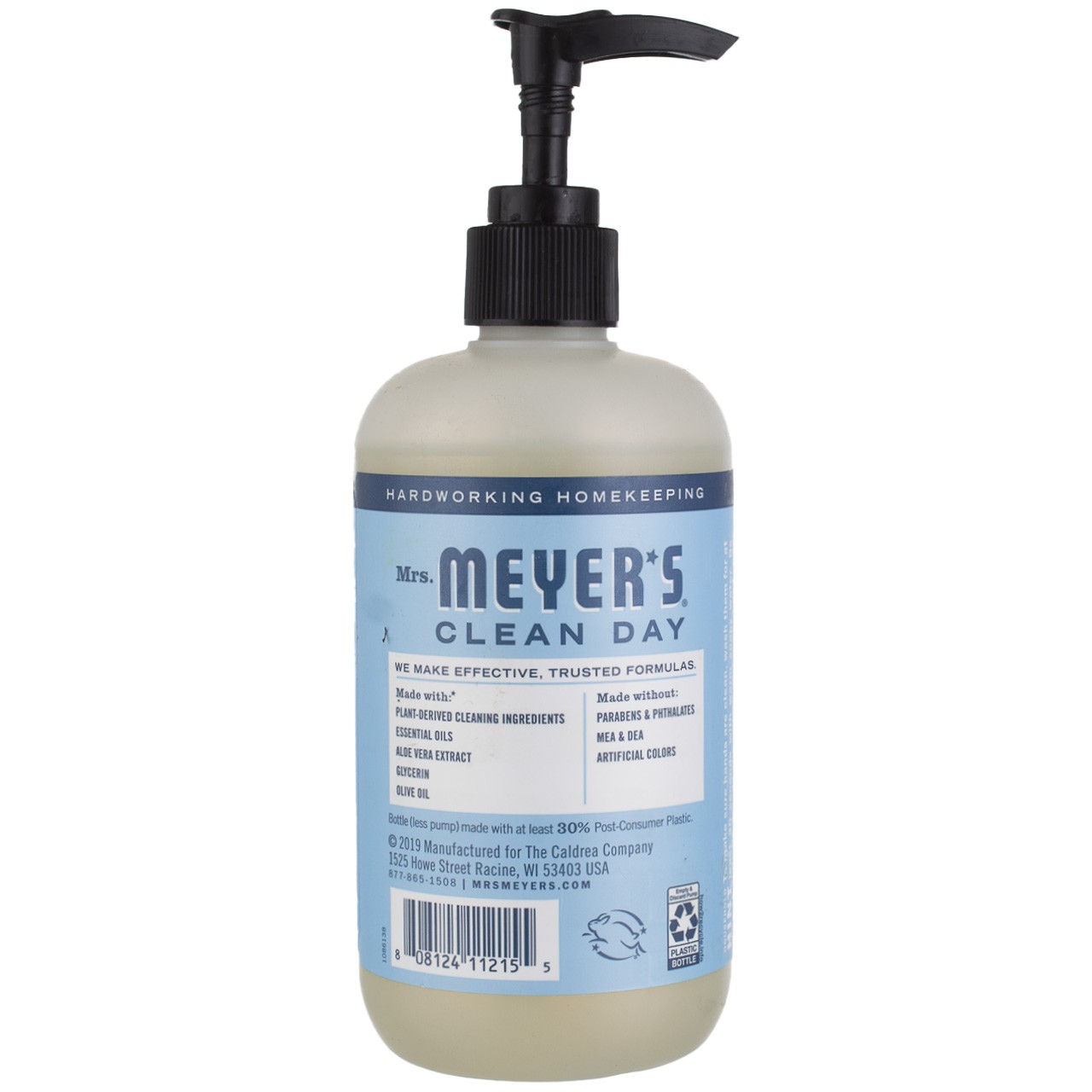 5 Pack Mrs. Meyer’s Clean Day Hand Soap Liquid, Rain Water, 12.5 fl oz