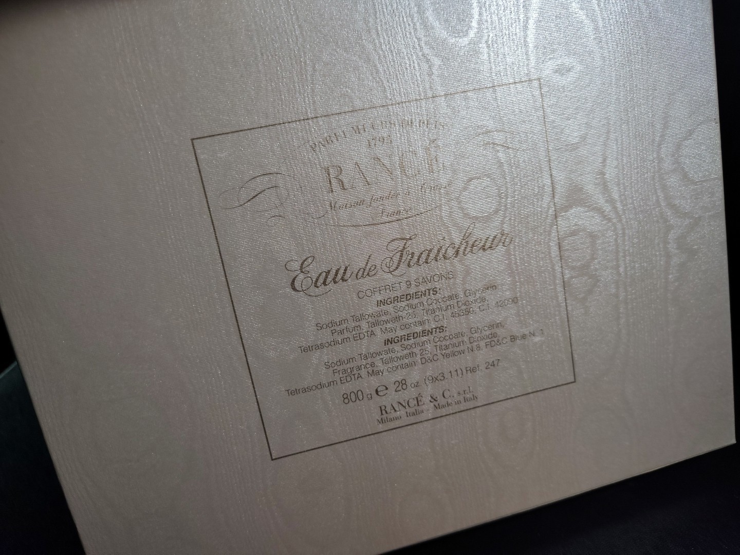 7 Parfumeurs Depuis 1795 RANCE SOAPS Sealed Eau de Fraicheur Maison France READ