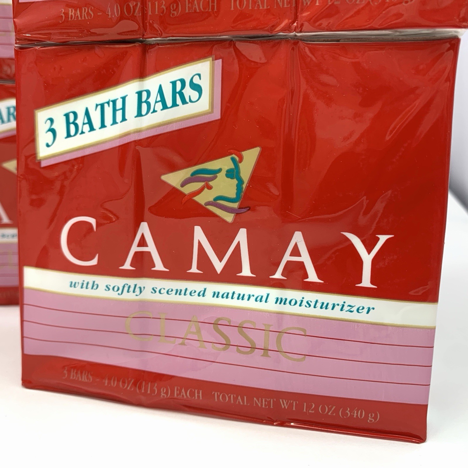 Lot 10 x 3 Packs Camay Soap Pink Classic Softly Scented Discontinued Bath Bar
