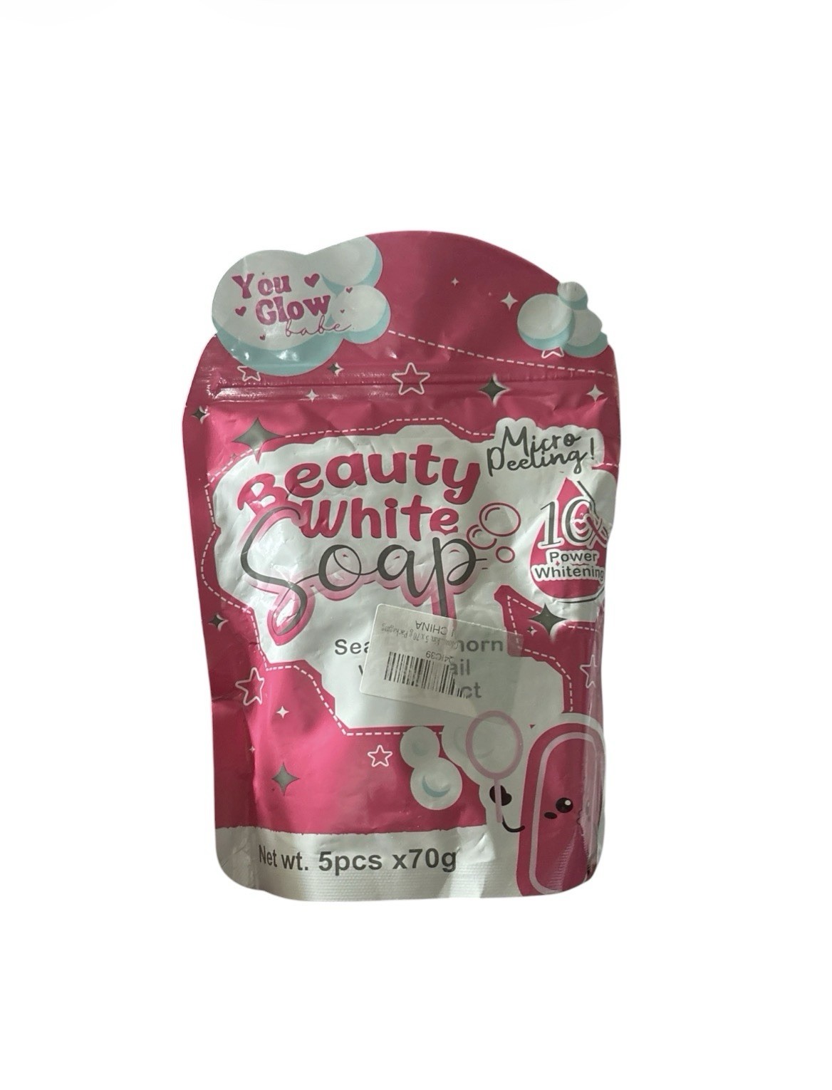 Beauty White Soap by You Glow Babe, 5 Bars x 70g