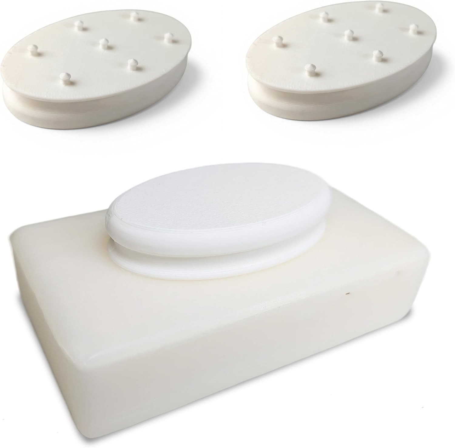Bar Soap Gripper Pack of 2 – No Goo, Lightweight & Travel-Friendly Design