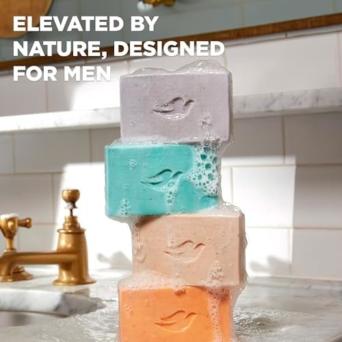 Cleansing Bar Soap Charcoal Clove Oil 4 Count 5 Oz 4in1 Hair Body Face Shaving
