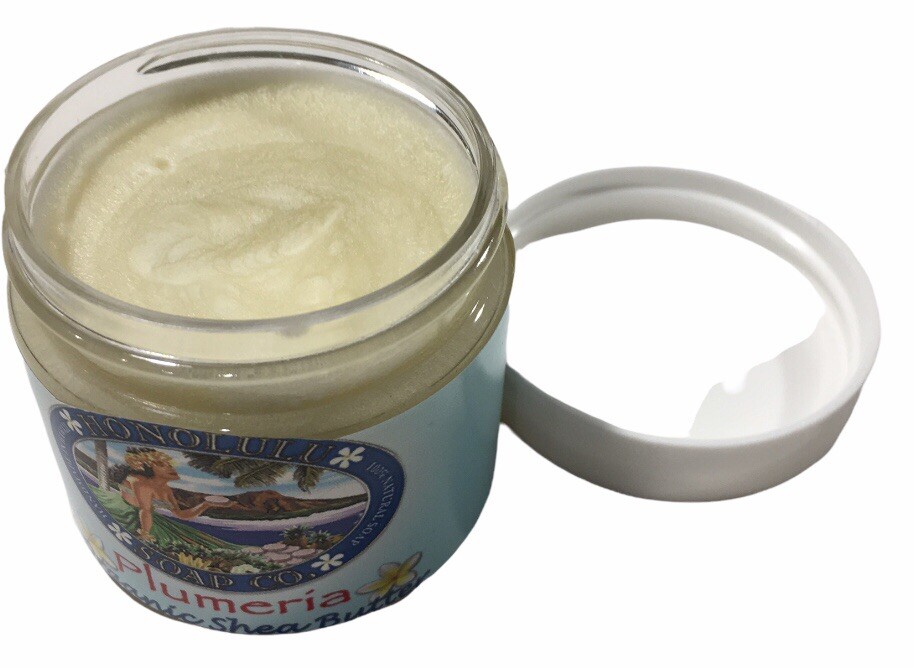 Honolulu Soap Company – Plumeria Shea Butter – 2oz Tub Made in the USA