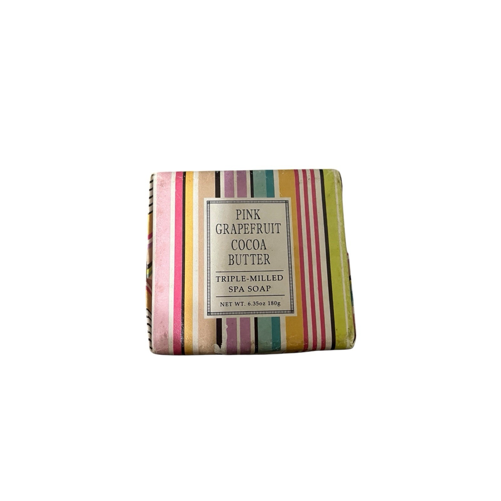 Greenwich Bay Trading Co. Soap Pink Grapefruit Cocoa Butter 6.35 oz Bar