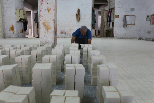 Al-Jamal TM organic olive oil soap bars Nablus Palestine