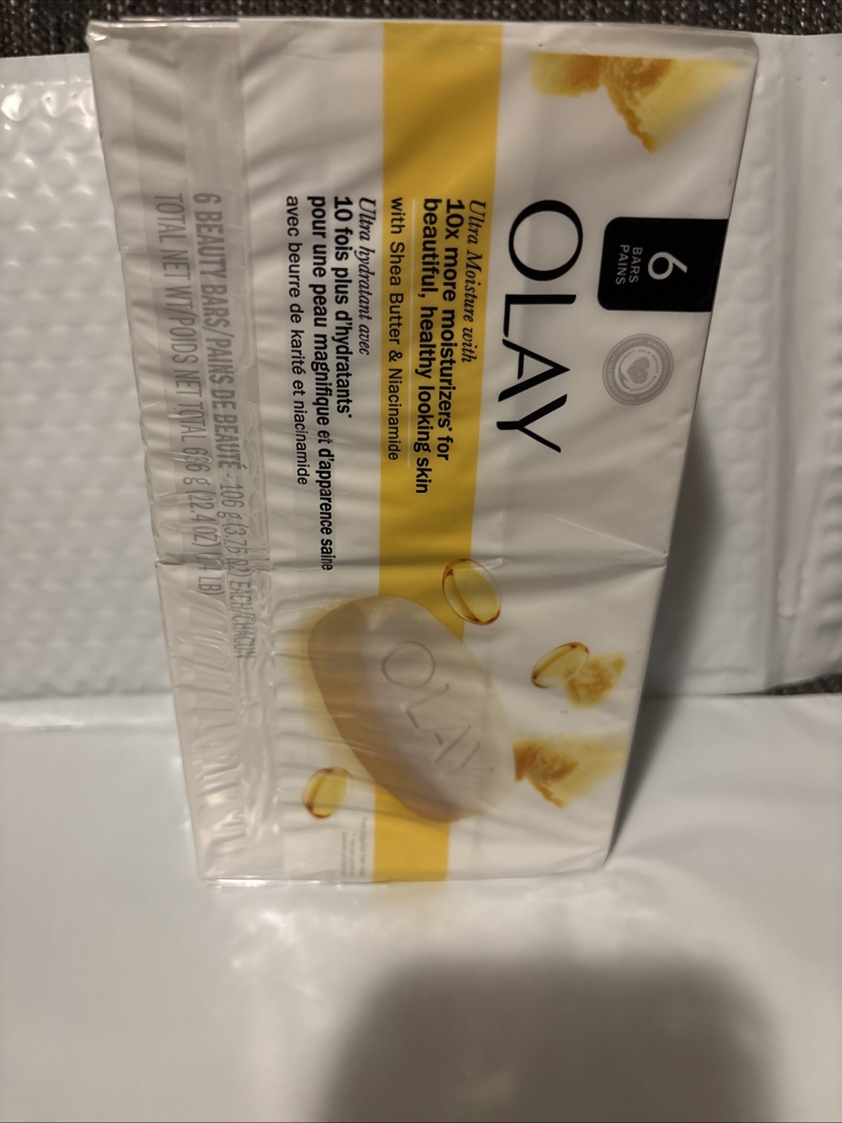 6 X Olay Ultra Moisture with Vitamin B3 Complex Shea Butter Bar Soap 3.75oz 6ct