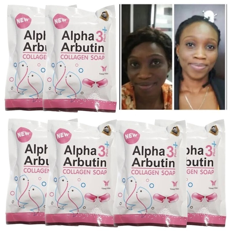 6X Alpha Arbutin 3 Plus Collagen Body Soap Precious Skin Radiance Light Brighten