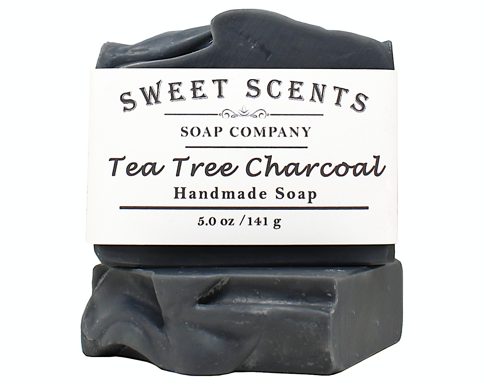 Tea Tree Charcoal Soap – Handmade, Natural, Cold Process, Essential Oil Soap