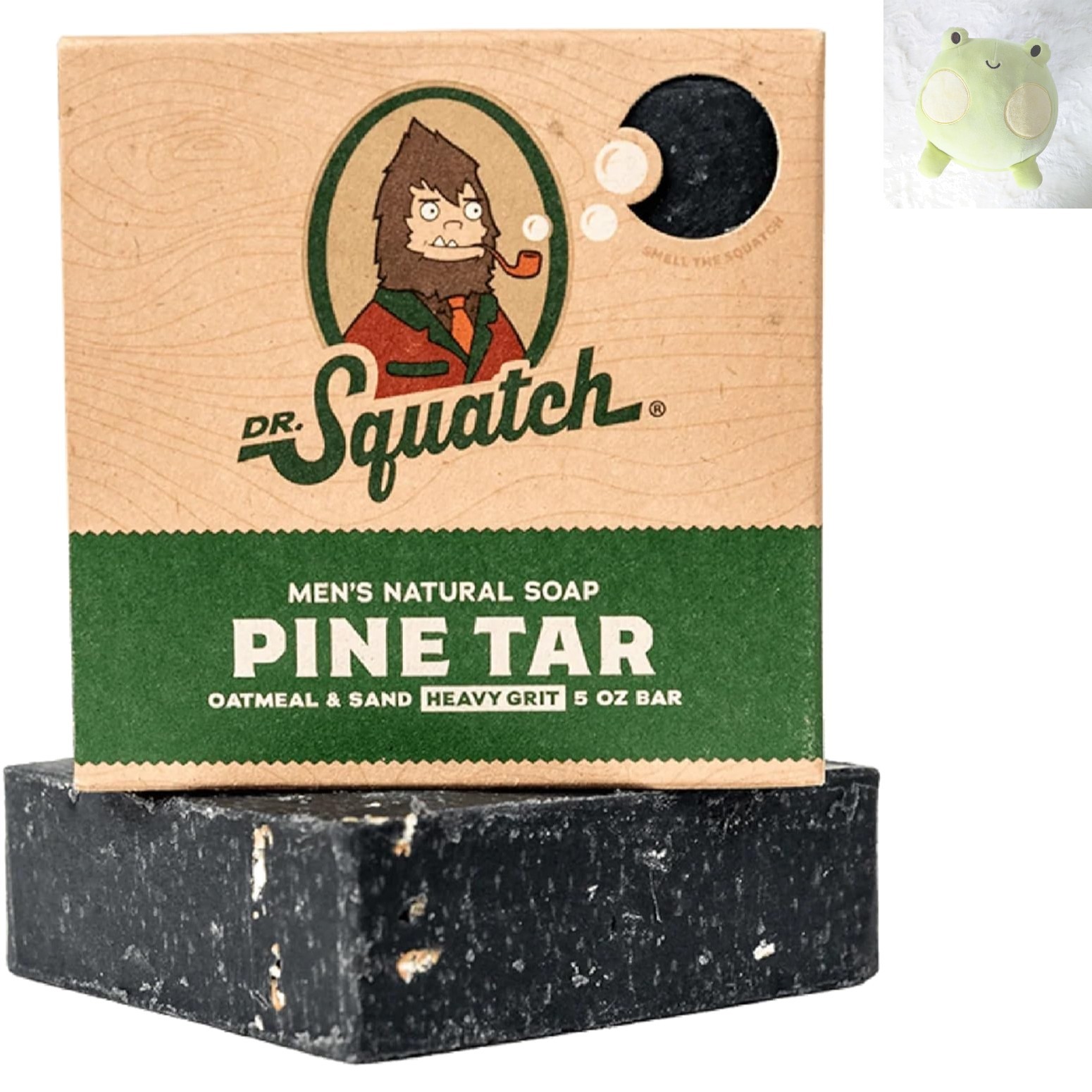 All Natural Exfoliating Pine Tar Soap for Men, 5 Oz – Sensitive Skin Formula