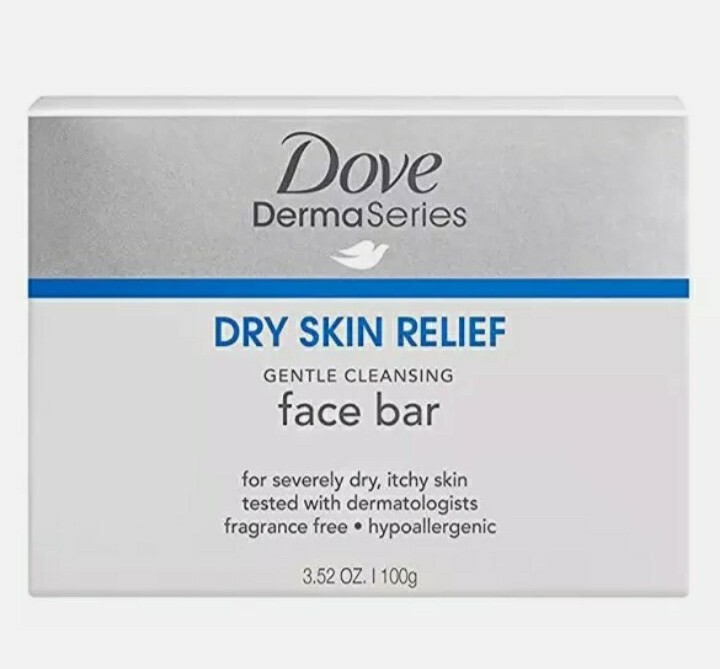 NEW! DOVE (2-BARS) 3.52 Oz. ●DERMASERIES● Dry Skin Gentle Cleansing Face Bars🫧.