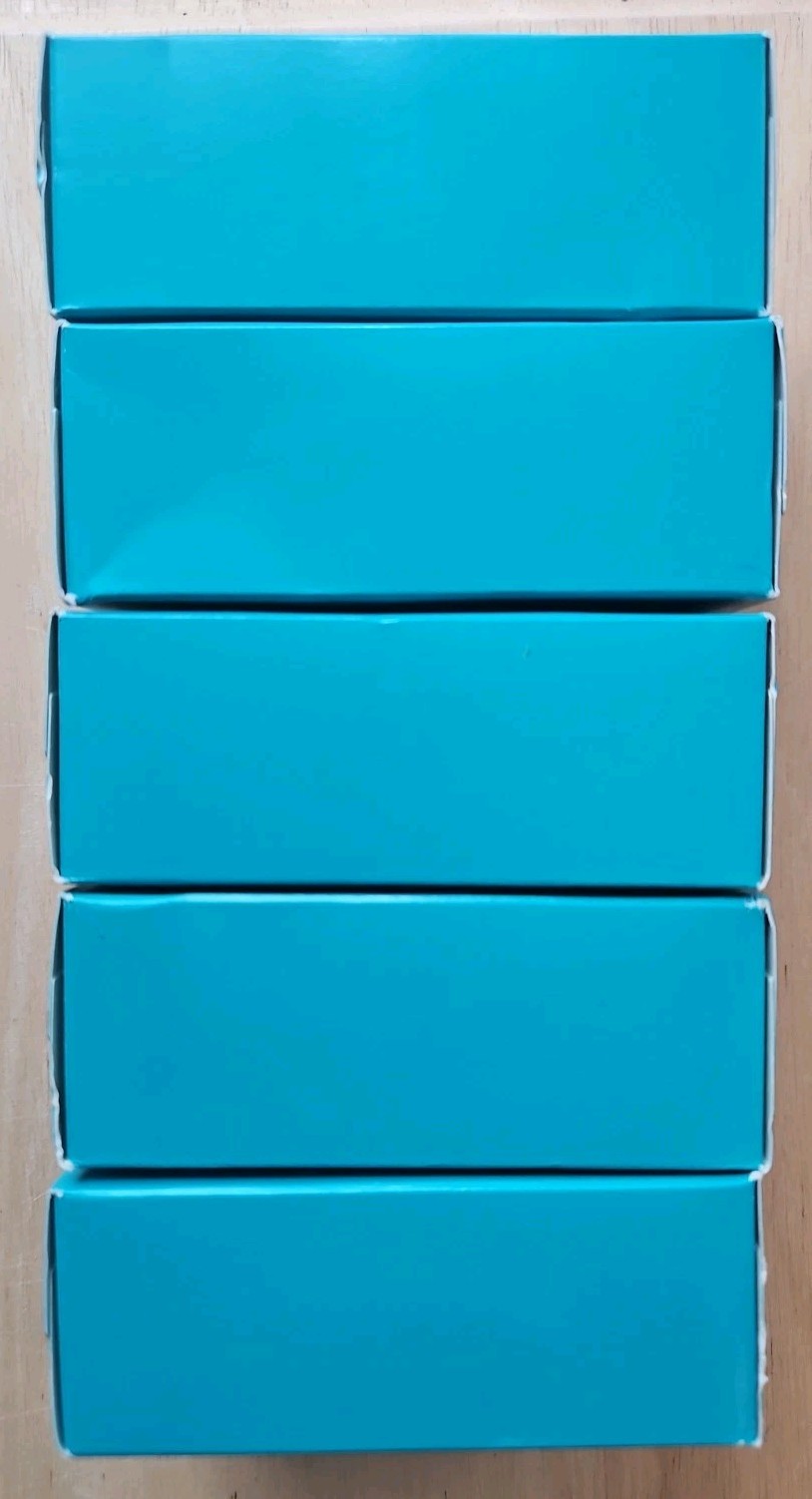 5 VTG ZEST 1992 Original Aqua Family Deodorant Bar Soap 3.2oz New Sealed
