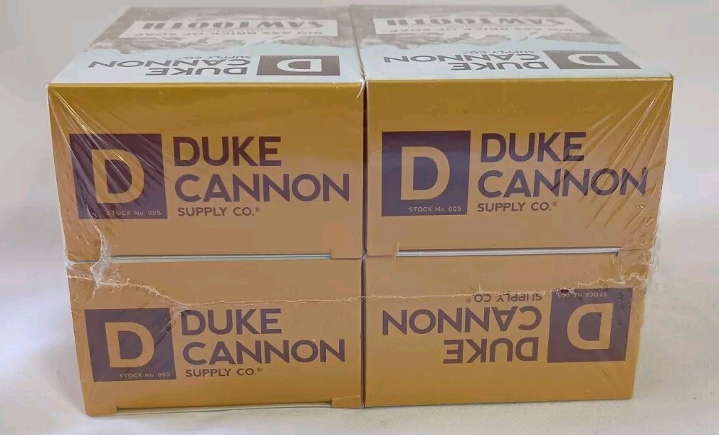 4 Bars Duke Cannon Big Ass Brick of Soap Half Ration Sawtooth 4.5 oz. Each