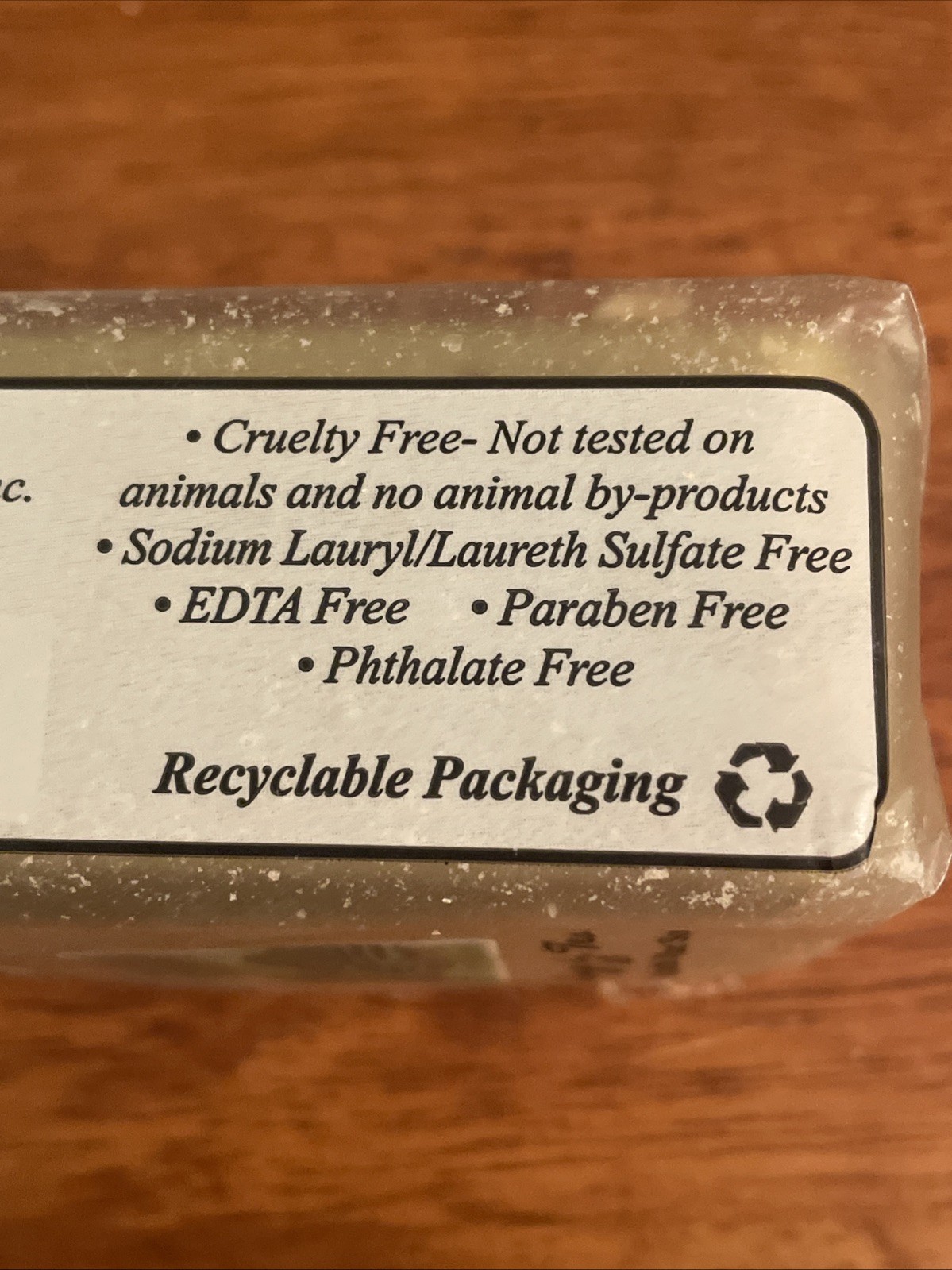South Of France French Milled Bar Soap Green Tea Cruelty Free 227g 7.5oz