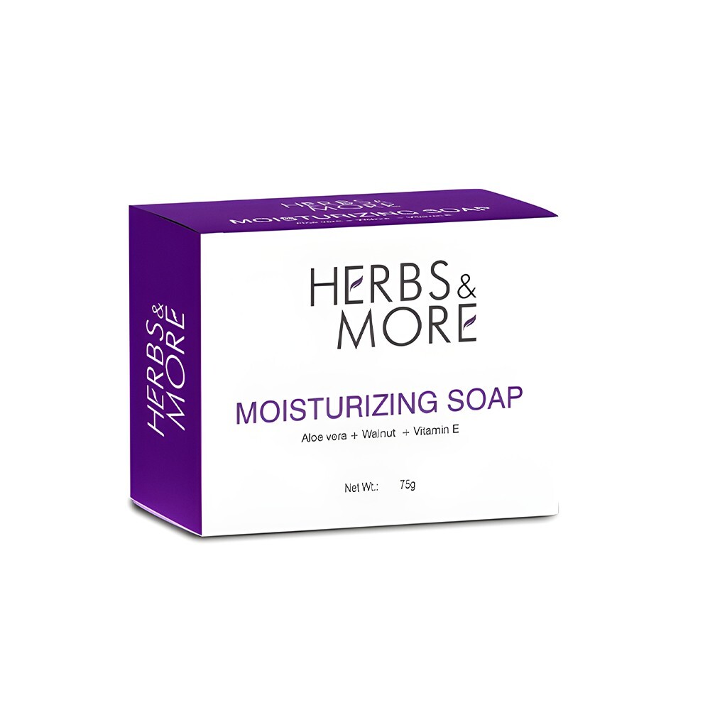 Herbs & More Moisturizing Soap-75g|Pack of 5|Gentle Hydrating Soap for All Skin