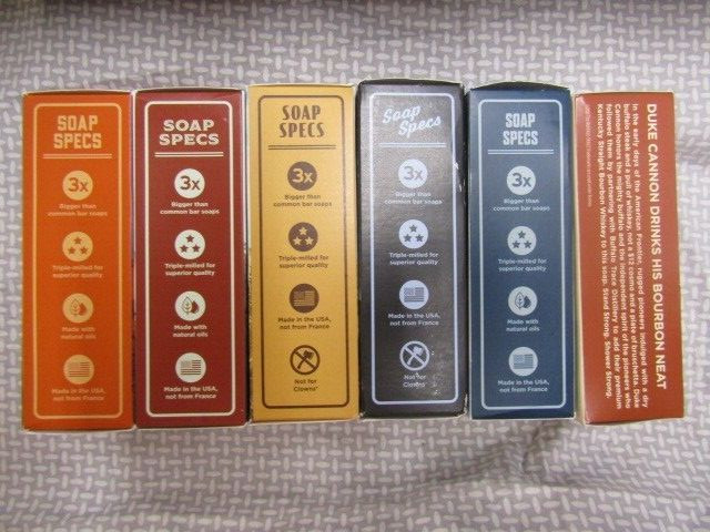 DUKE CANNON SOAP~~PICK FROM 6 DIFFERENT SCENTS~~BIN
