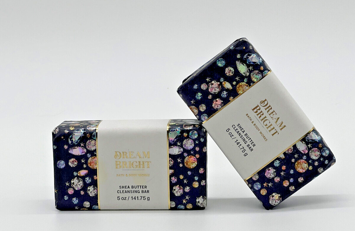Bath & Body Works DREAM BRIGHT Shea Butter Cleansing Bar – Set of 2