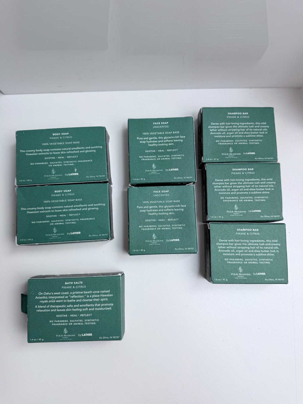 Four Seasons O’ahu at Ko Olina Hawaii Anianiku by Lather Soaps Lot of 8