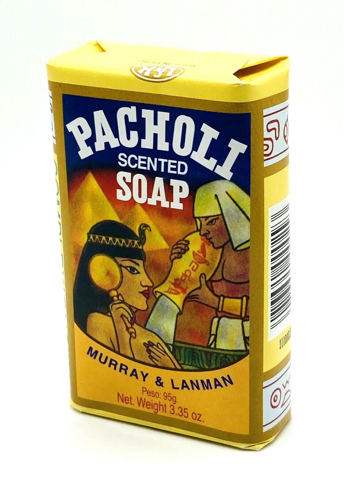 2 Pack Patchouli Fragrance Soap Bars by Murray & Lanman 3.35 oz Each