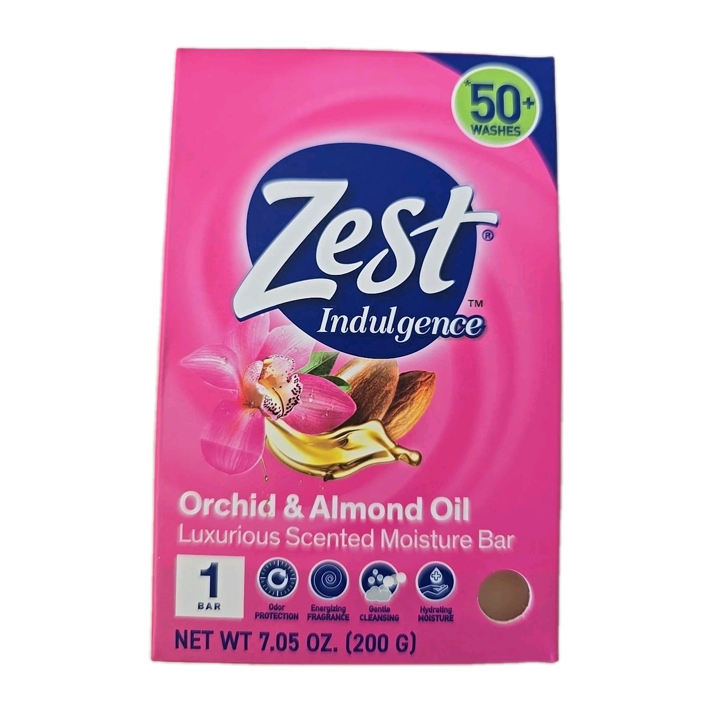 5 ZEST Bar Soap Moisturizing Lush Orchid Almond Oil Large Bars 7.05oz Indulgenc