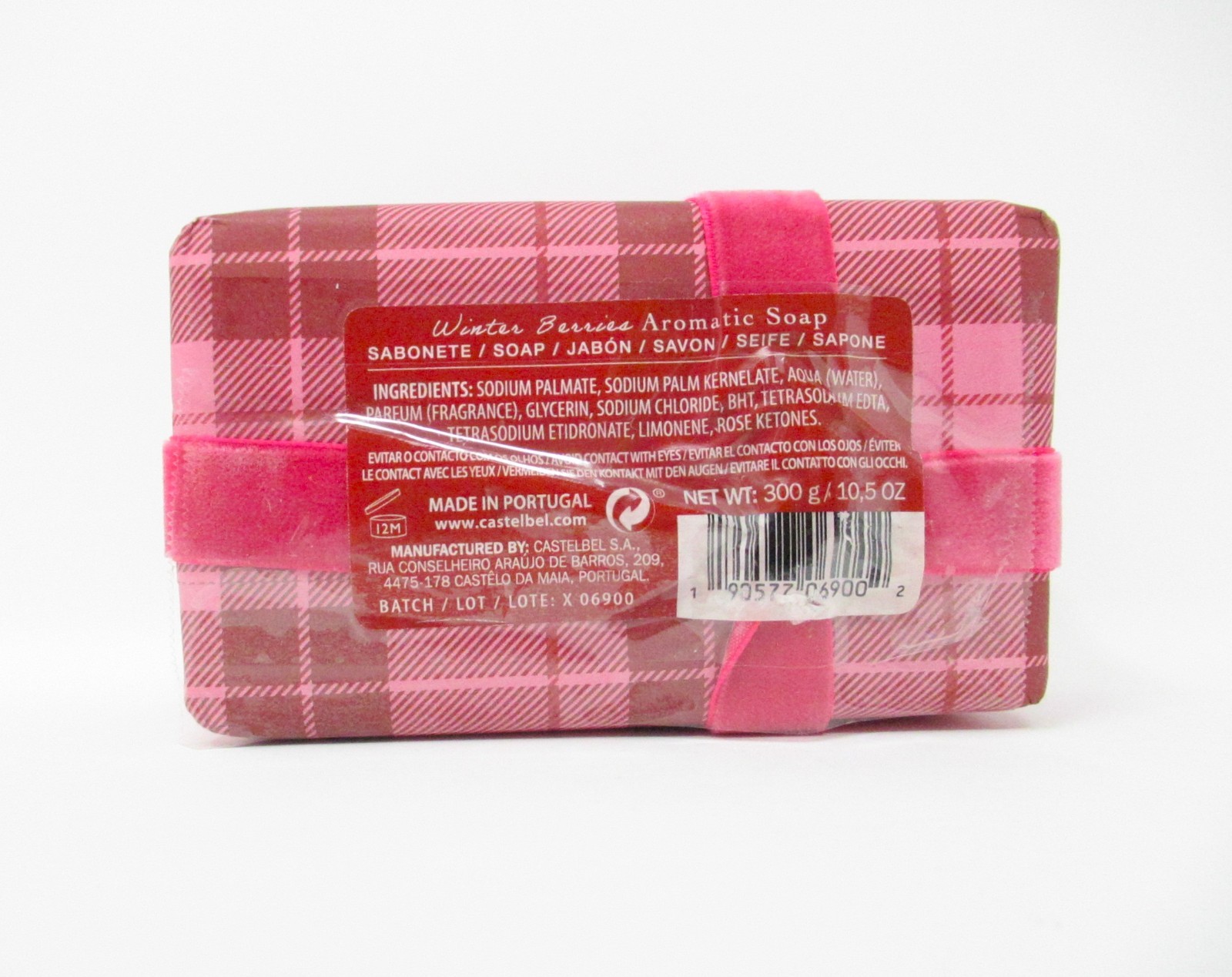 Castelbel LTD Editions Luxury Bath Bar Soap Winter Berries Scented 10.5oz