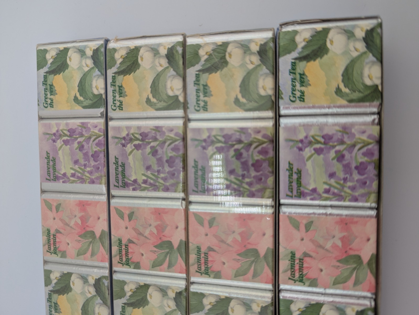 Vintage Aromatherapy English Bath 24 Cubes Jasmine Green Tea Lavender