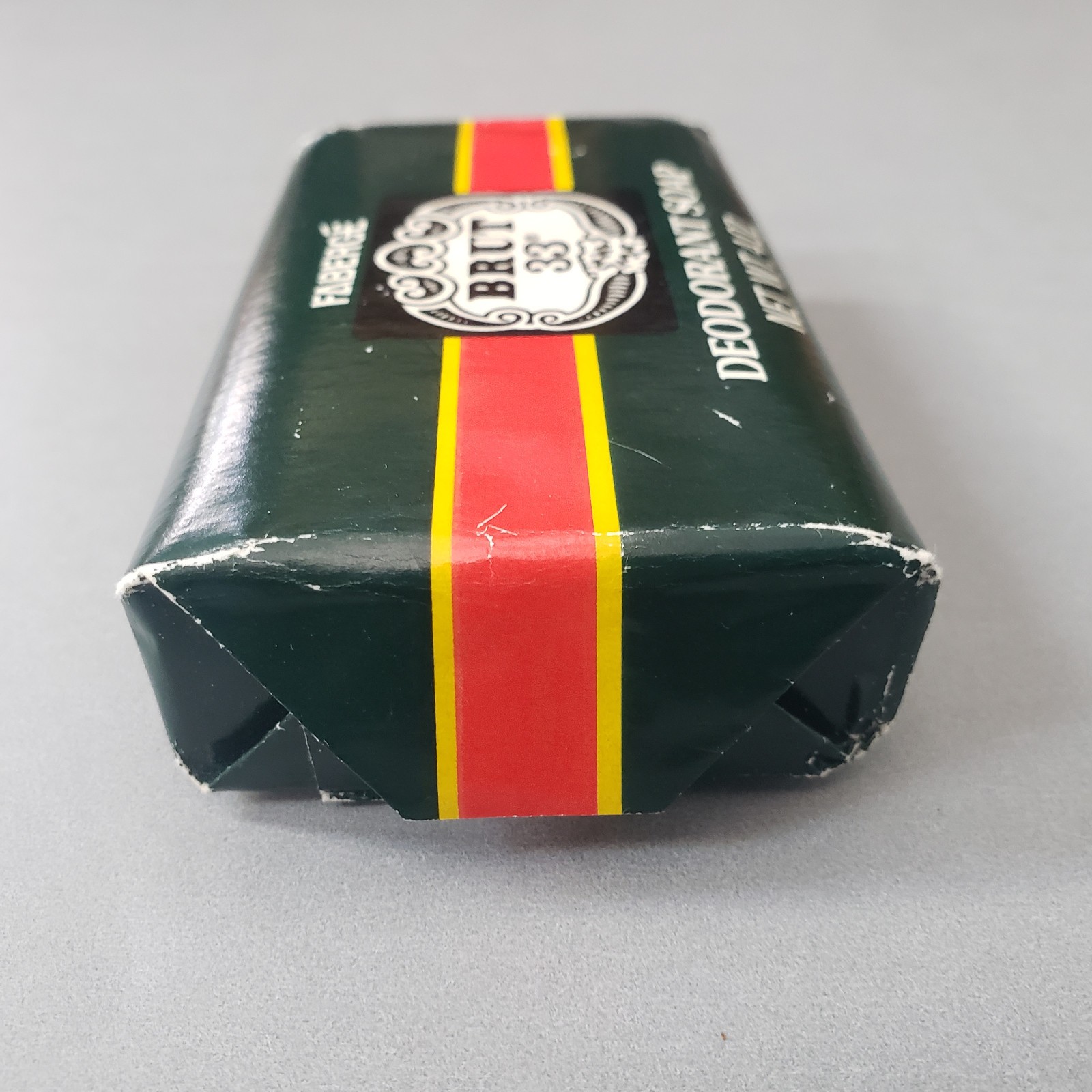Vintage Faberge Brut 33 Deodorant Soap 4 oz Made in England NOS New in Package