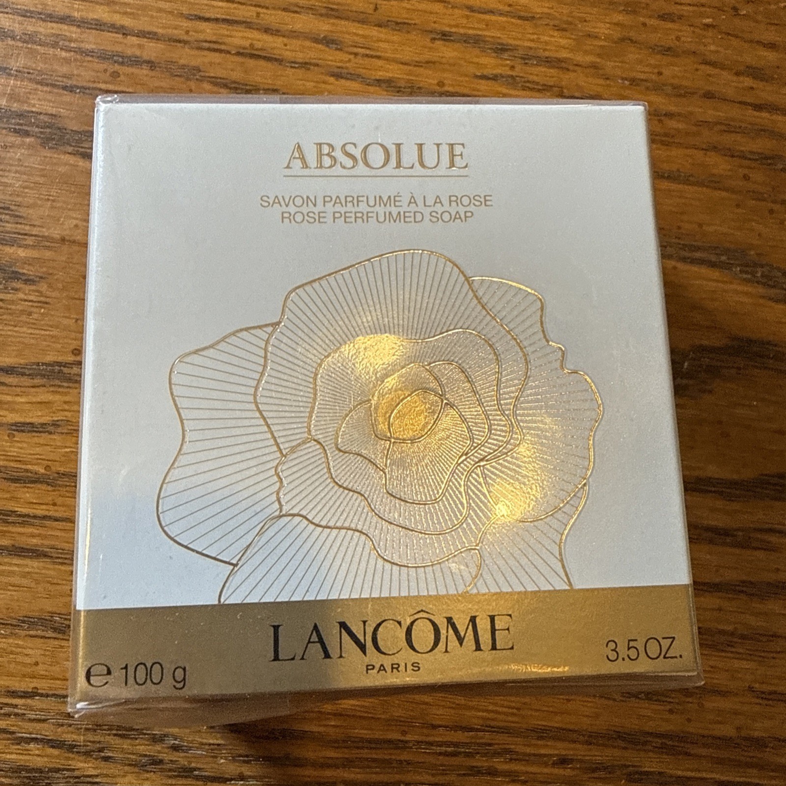 Lancome Absolue Rose Perfumed Solid Soap 100g/3.5oz Made in France NIB Sealed
