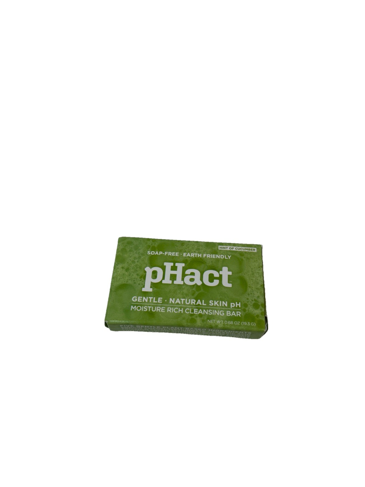 pHact Soap Free Natural Moisturizing Cleansing Bar Hint Of Cucumber Travel Bar