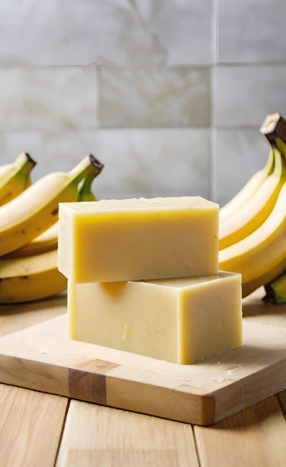 Banana Handmade Organic Soap Bar Natural Oil Wonderful Scent Premium Body