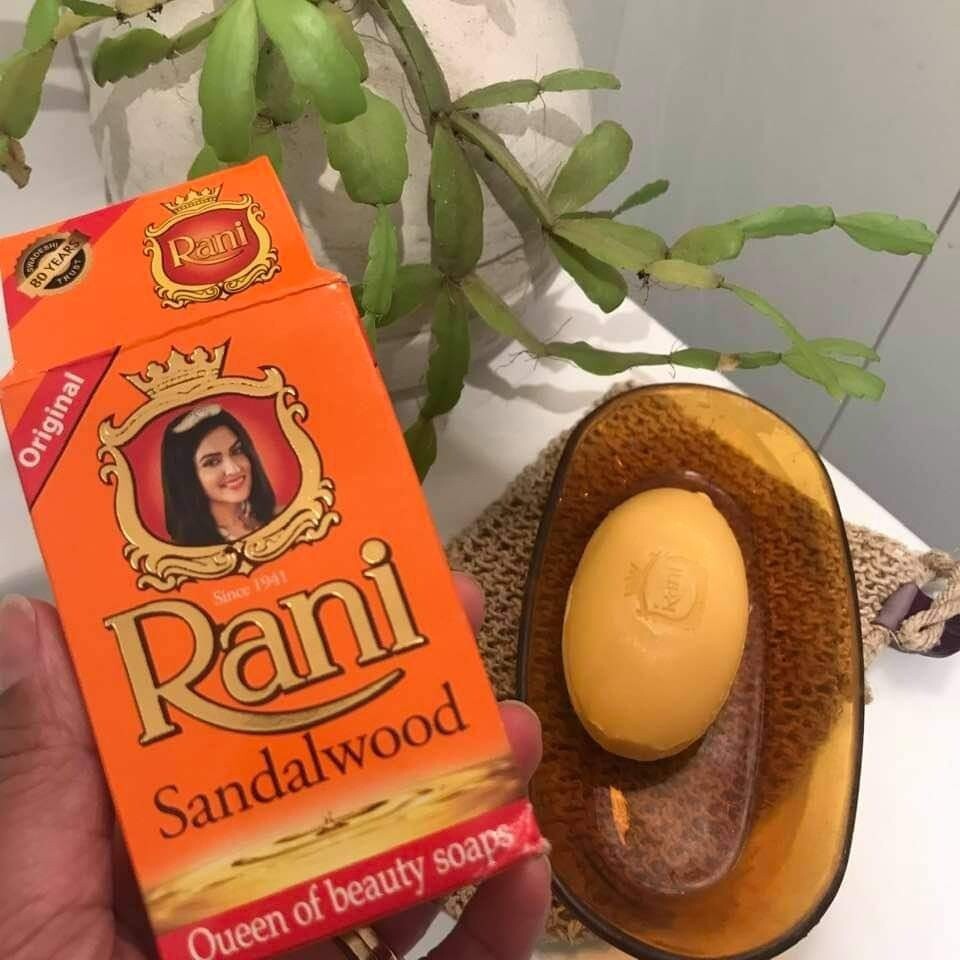 RANI Herbal Pure Sandalwood Soap 90g Fine From Sri Lanka Ayurveda X 4 Soap