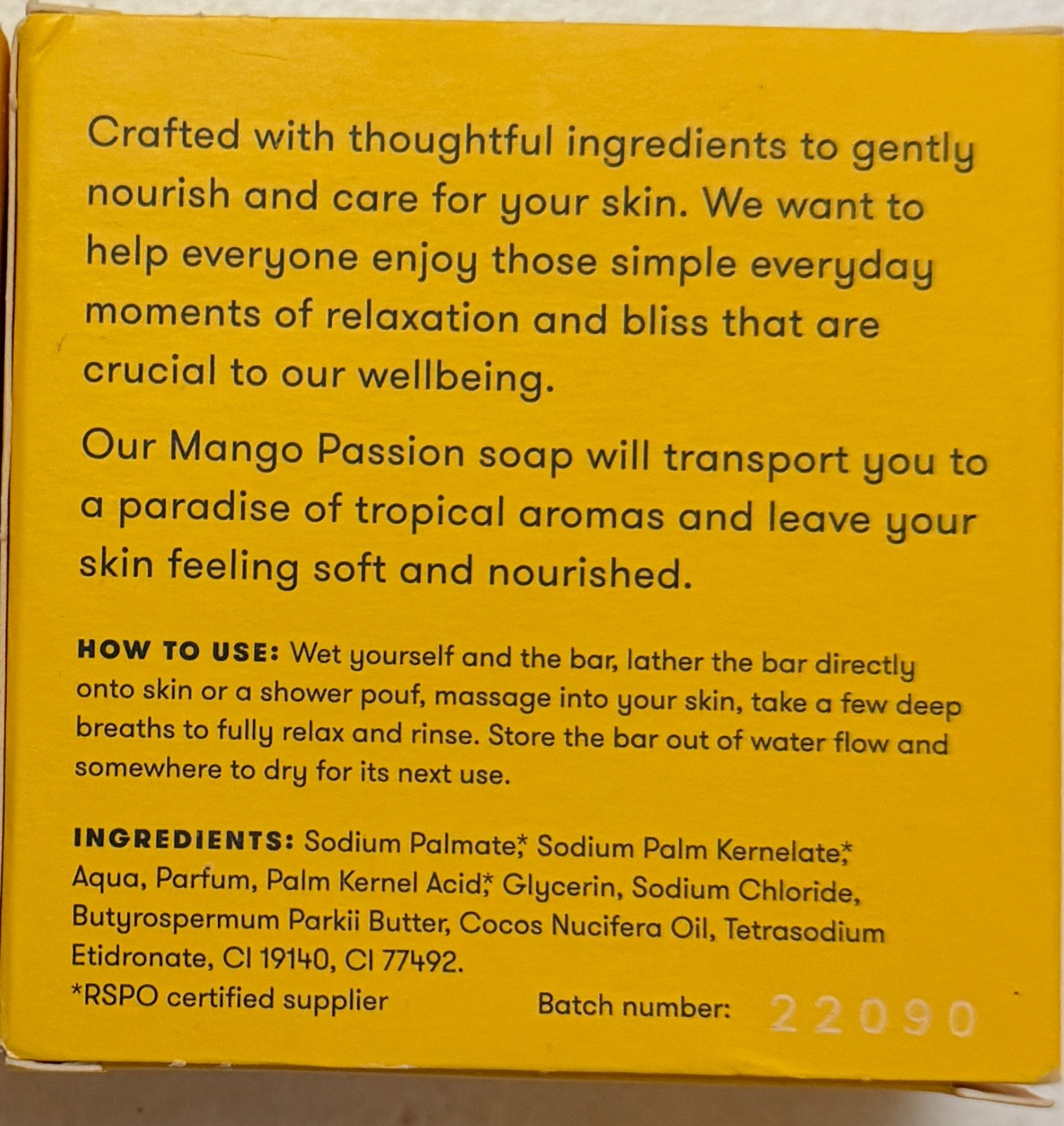 ANIHANA Feel-Good Soap Mango Passion for All Skin Types 4.2oz