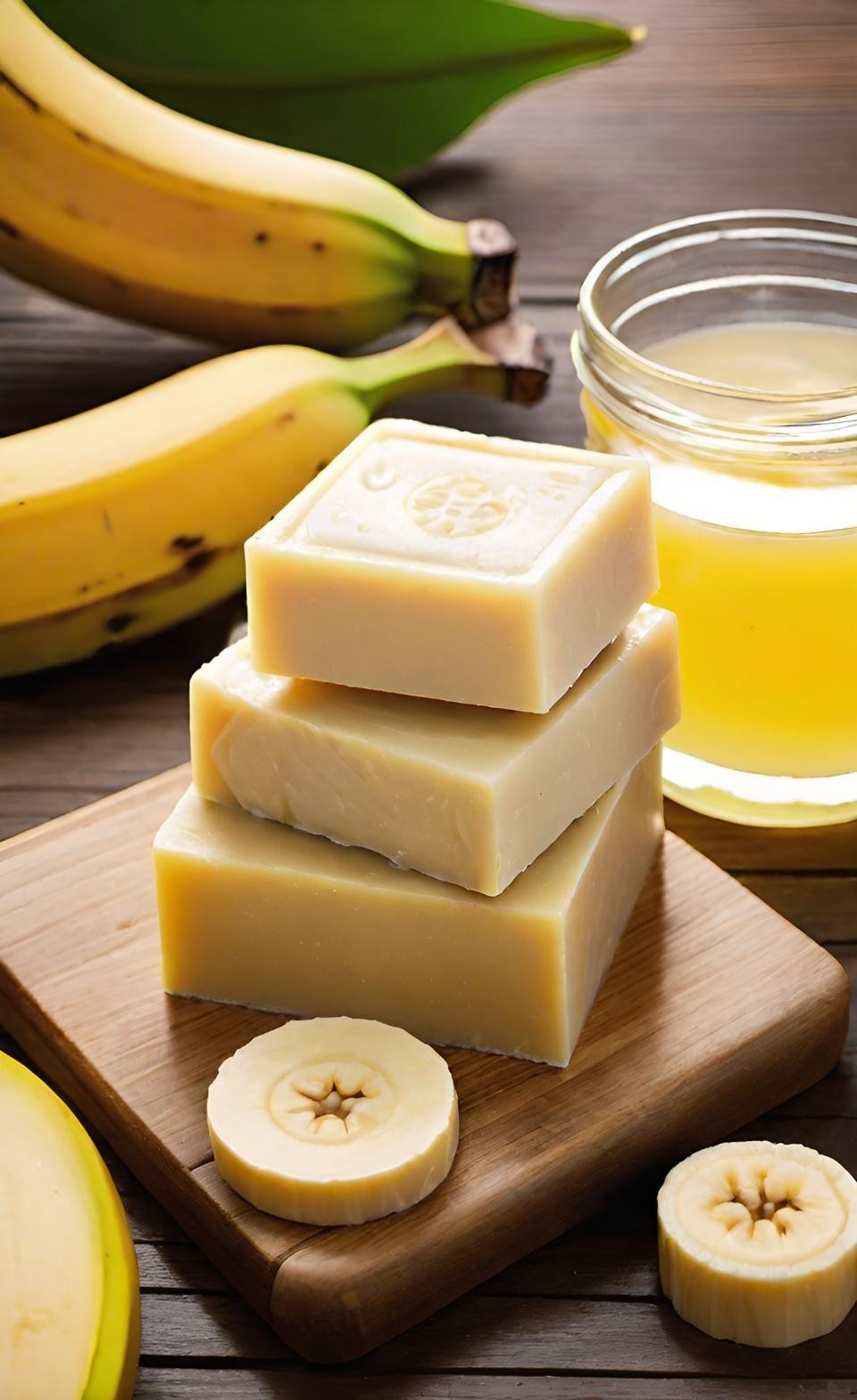 Banana Handmade Organic Soap Bar Natural Oil Wonderful Scent Premium Body